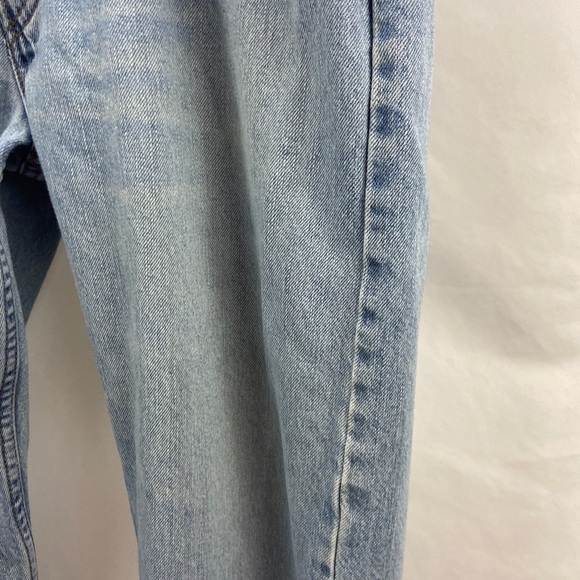 Levis 505 Men Regular Fit Light W36 L32 Blue Jeans - Picture 4 of 13